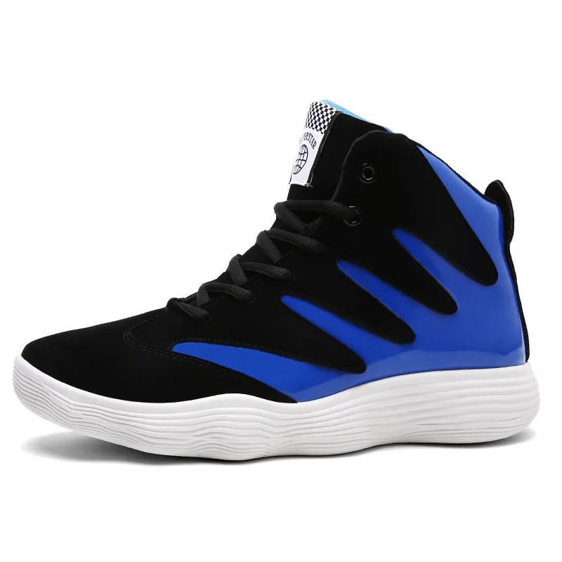 Мужские баскетбольные кроссовки мужские спортивные кроссовки с высоким берцем классические воздухопроницаемые уличные кроссовки Подростковая Студенческая обувь - Цвет: M