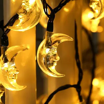 

20 LED Solar Powered Moon String Lights for Christmas Party home decoration