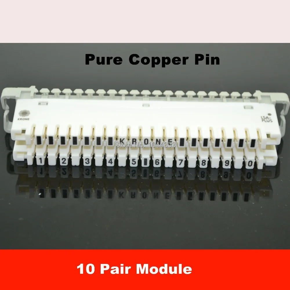 Krone Type 10 Pair Disconnection Module LSA Module Krone Copper 10Pair