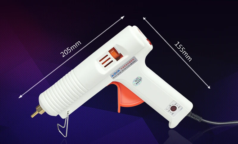 Горячая 100/120 Вт Регулируемая постоянная температура термоплавкий клеевой пистолет прививка ремонт тепла Ggun ручные инструменты