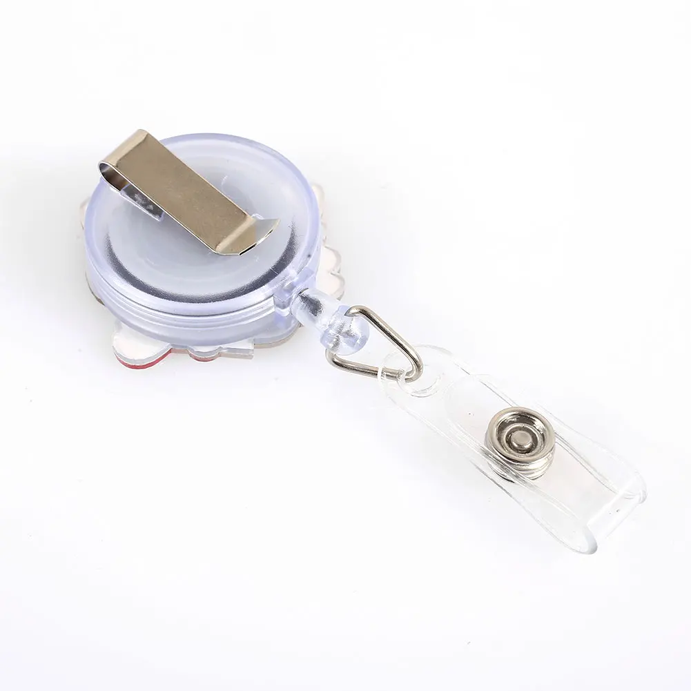 Cobee Cute Retractable Badge Holder Reel Student Nurse Exhibition ID Enfermera Name Card Badge Holder Office Stationery Supply