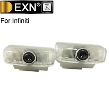 СВЕТОДИОДНЫЙ Автомобильный Дверной логотип света 5 Вт Светодиодный теневой проектор подсветка светящийся лазерный логотип для Infiniti FX Серия G Q50L Q50 Q60 Q70 лампочка освещения подножки