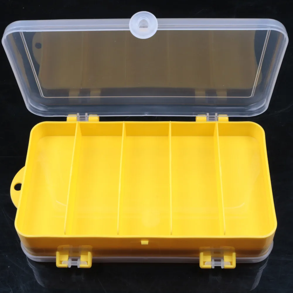 New Transparent Portable Outdoor Fishing Lure Accessories Box multi-function Bait storage box