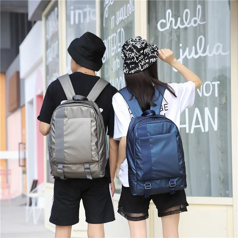 

New fashion outdoor travel backpack student bag trend men's and women's shoulder bag large capacity couples