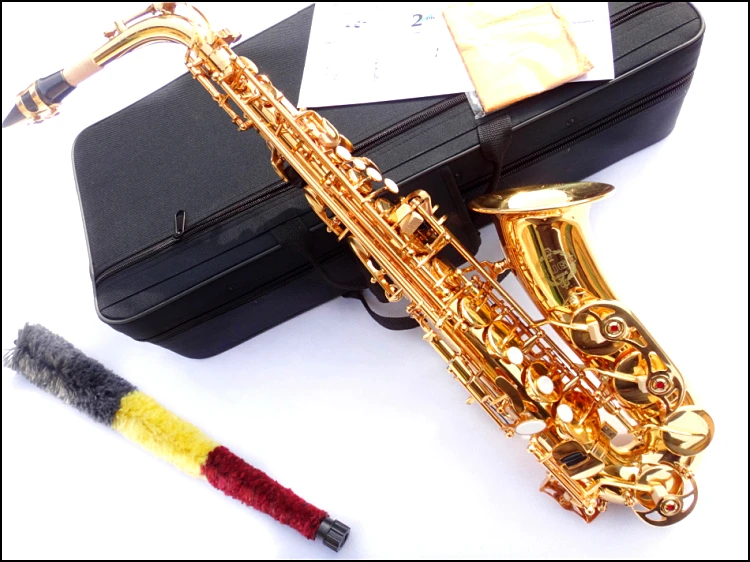 Brand Western Instruments Muge Mg82z Alto Eb Tune Saxophone E Flat Brass Gold Lacquer Sax With
