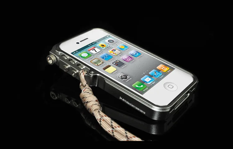 R-Just для iphone 5S, чехол для iphone SE, супер механический алюминиевый бампер, металлический каркас, чехол для iphone 5, 4S, 4 - Цвет: gray