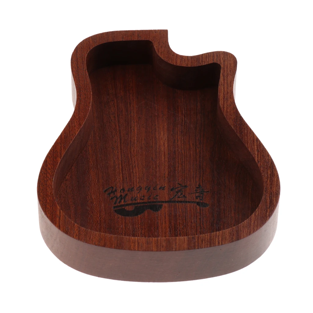 Wooden Guitar Picks Plectrum Holder Storage Case Guitar Accessory Gift for Guitar Player or Music Lovers