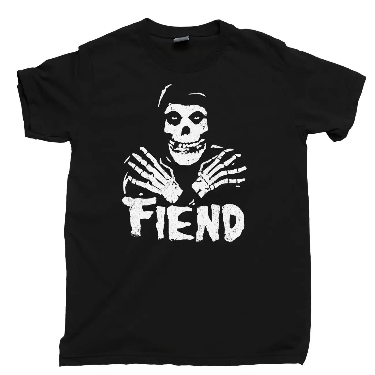 MISFITS гроб Череп Fiend Club Футболка Данциг Дойл Хэллоуин альбом Poster Tee | Мужская одежда