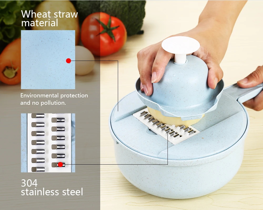 Multi-function Plastic Slicer Vegetable Cutter