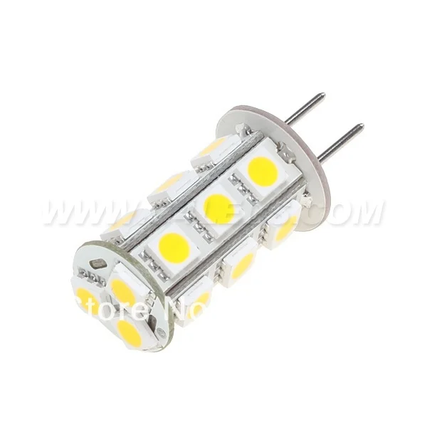 GY6.35 диммируемая G6.35 Светодиодная лампа 12VAC/12VDC/24VDC 18led 5050SMD 3 Вт 360 396LM Белая теплая