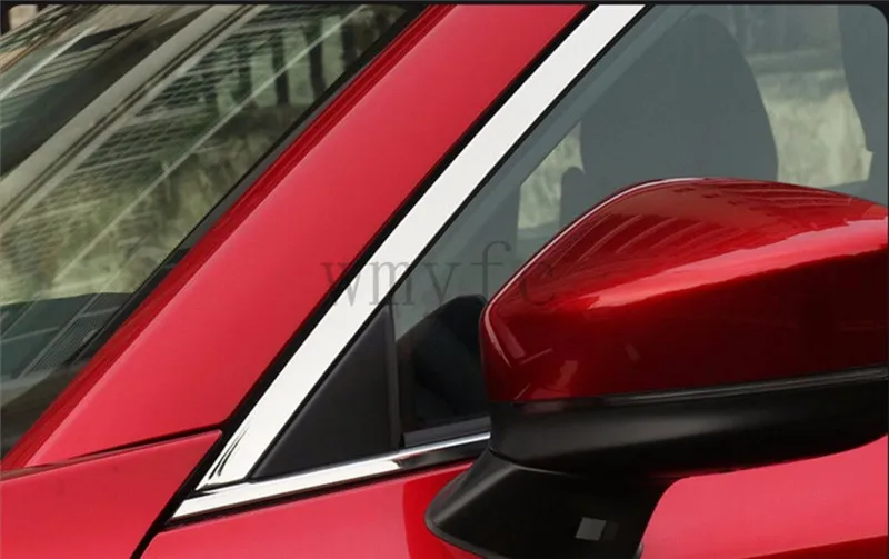 Автомобильный Стайлинг, внешние аксессуары, оконный стальной козырек, вентиляционная Защита от солнца, защита от дождя, накладка, 16 шт. для Mazda CX-5 CX5 2nd Gen
