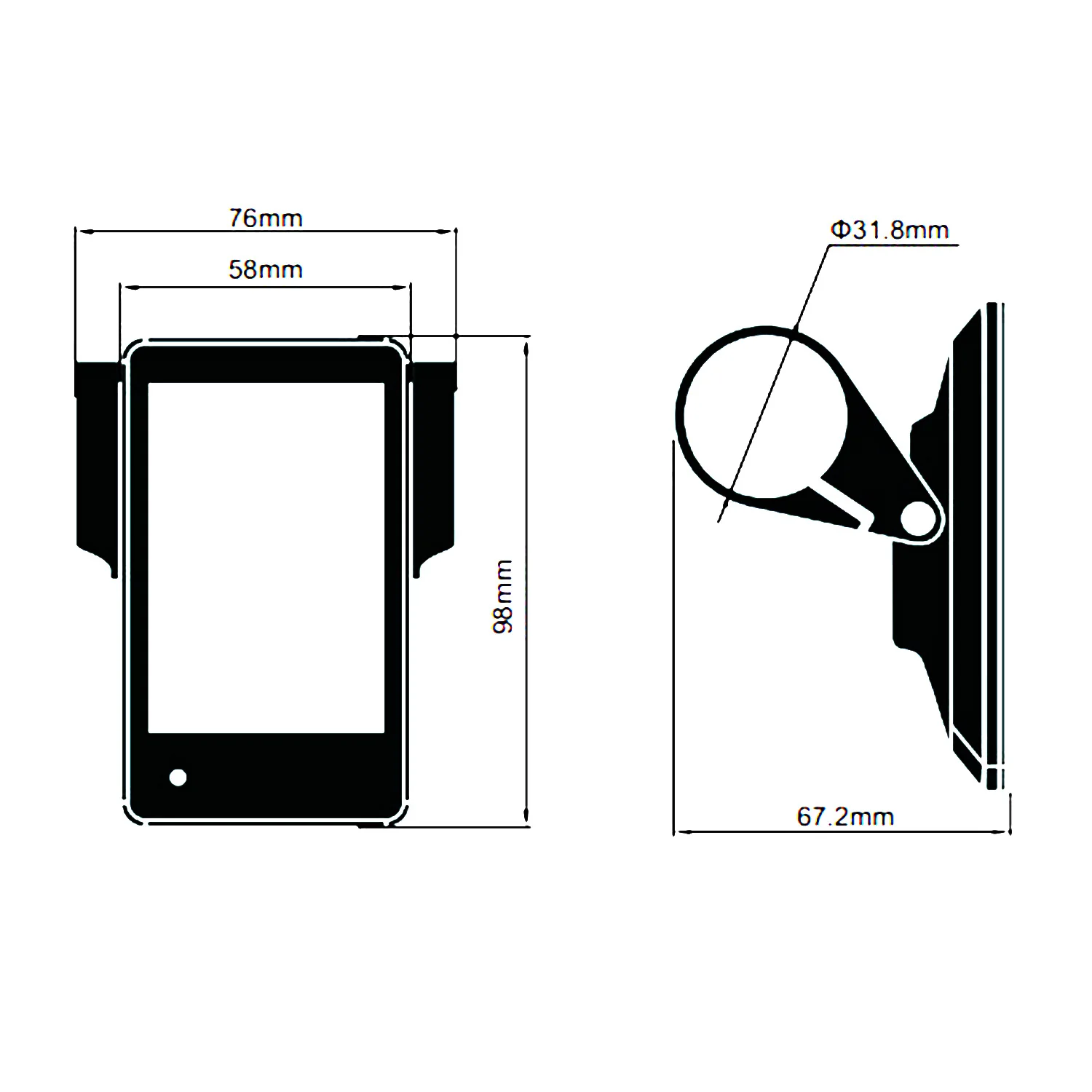 Top EJOYQI KD718 Ebike Display for 8fun Mid Drive Motor BBS01 BBS02 BBSHD  LCD Colour Display Waterproof Connector Free Shipping 13