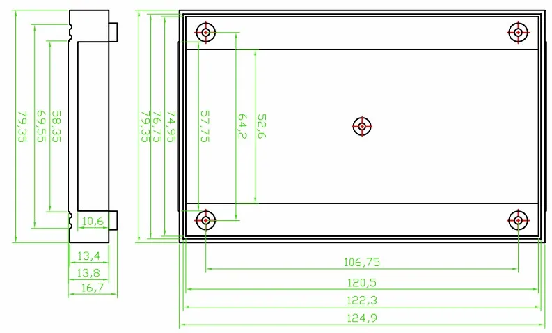 plastic enclosure for electronics control box szomk diy enclosure junction box plastic housing small abs instrument enclosure (5)