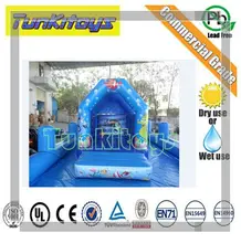 Home Use Mini Inflatable Bouncers Kids Bouncy Castle Outdoor Backyard Playing Trampoline with Blower