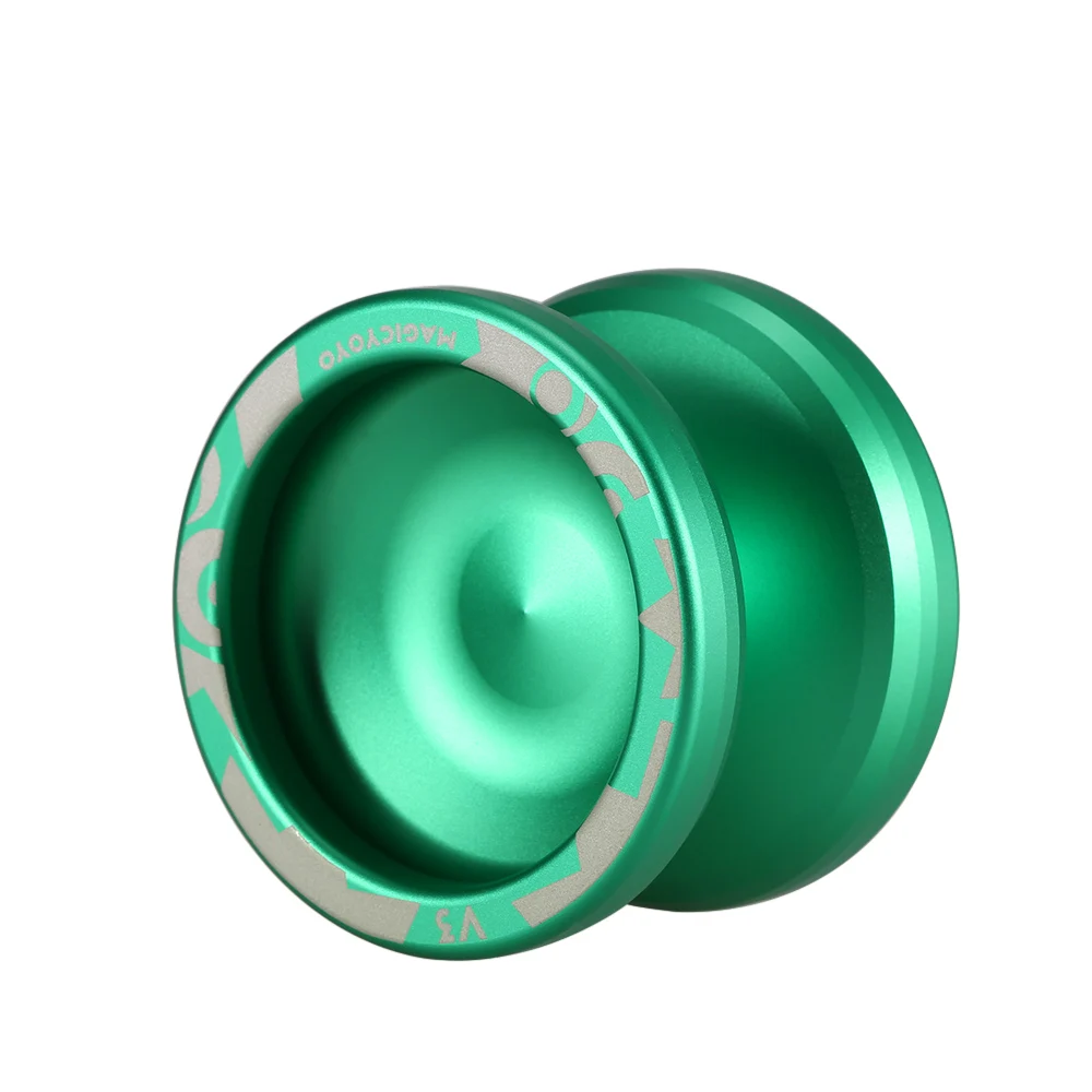 Magic yoyo V3 отзывчивый высокоскоростной токарный станок с ЧПУ из алюминиевого сплава Йо-Йо с прядильной веревочкой, узкий C размер подшипника, Профессиональный Йо-Йо - Цвет: Green