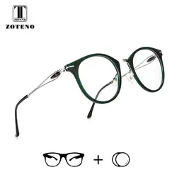 TR90 по рецепту очки Для женщин оптически прозрачный компьютера чтения Анти Blue Ray прогрессивных фотохромные очки # IP2123