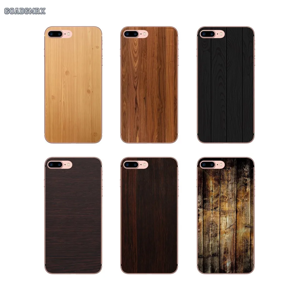 

For Samsung Galaxy J3 J5 J7 A3 A5 A7 2015 2016 2017 Note 3 4 5 8 Design Wood Soft Shell Transparent Soft Shell Covers