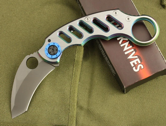 karambit knife MK2 Folding 440 blade hight quality outdoor camping EDC tool survival exploration pocket gift | Инструменты
