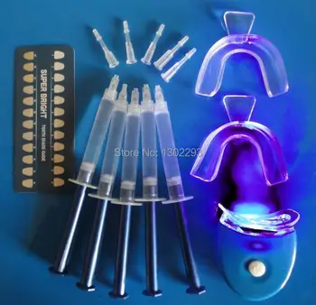 

New Dental White 44% Peoxide Bleaching system Oral Gel Kit Set Tooth Whitener Free Shipping!