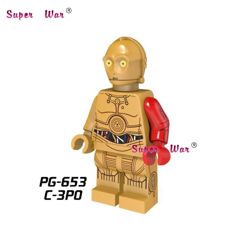 

Single Sale superhero marvel C-3PO C3PO Series building blocks action sets model bricks toys for children