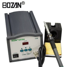 Фабрика свинца антистатические Температура Регулируемый горячего воздуха припой паяльная станция для мобильных телефонов ремонт BOZAN дешевле пр