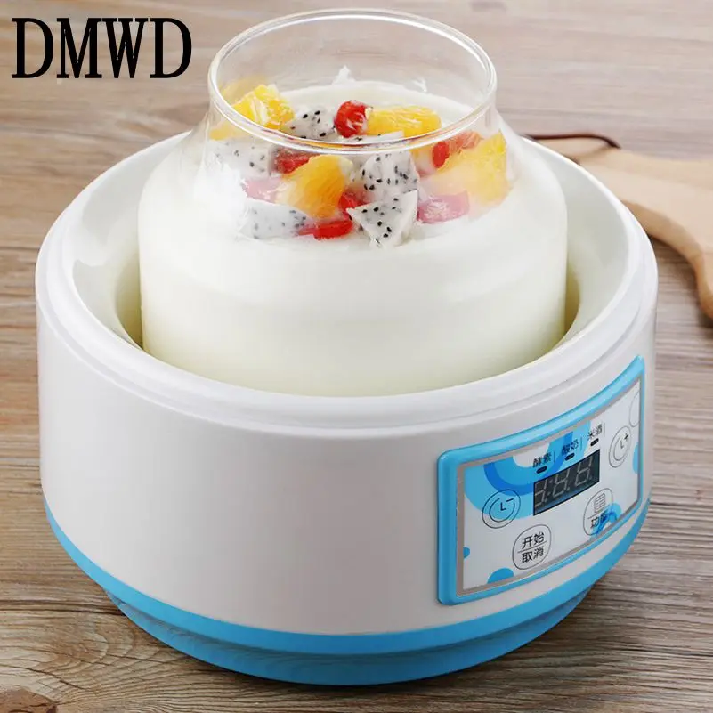 DMWD Электрический йогурт многофункциональная машина Natto Leben Fermenter автоматическая