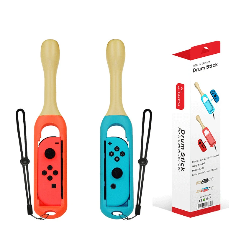 Handle Holder Grip for Nintend Drumstick With Wrist Strap For Nintend Switch nintendoswitch Joy-con Taiko Drum Games Accessories (5)