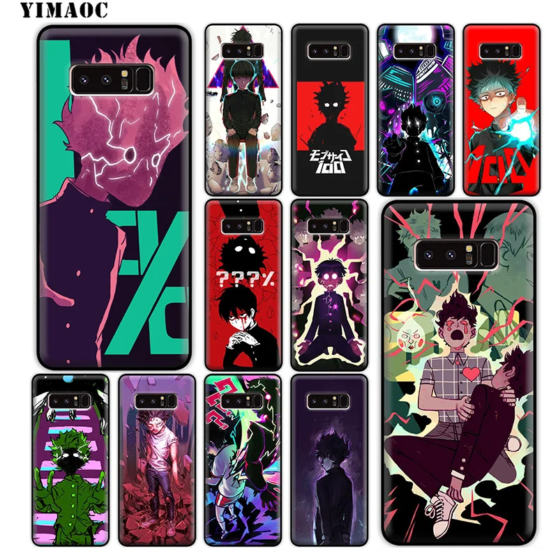YIMAOC Mob Psycho (милый чудак 100 Мягкий силиконовый чехол для телефона samsung Galaxy Note 10 плюс 9