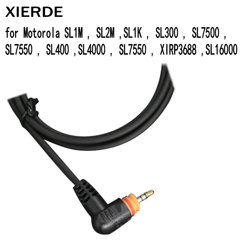 Fone de Ouvido com Ppt Xierde para Rádio Walkie Talkie Fone de Ouvido Microfone para Motorola Sl1m Sl1k Sl7500 Sl400 Rádio - Image 2