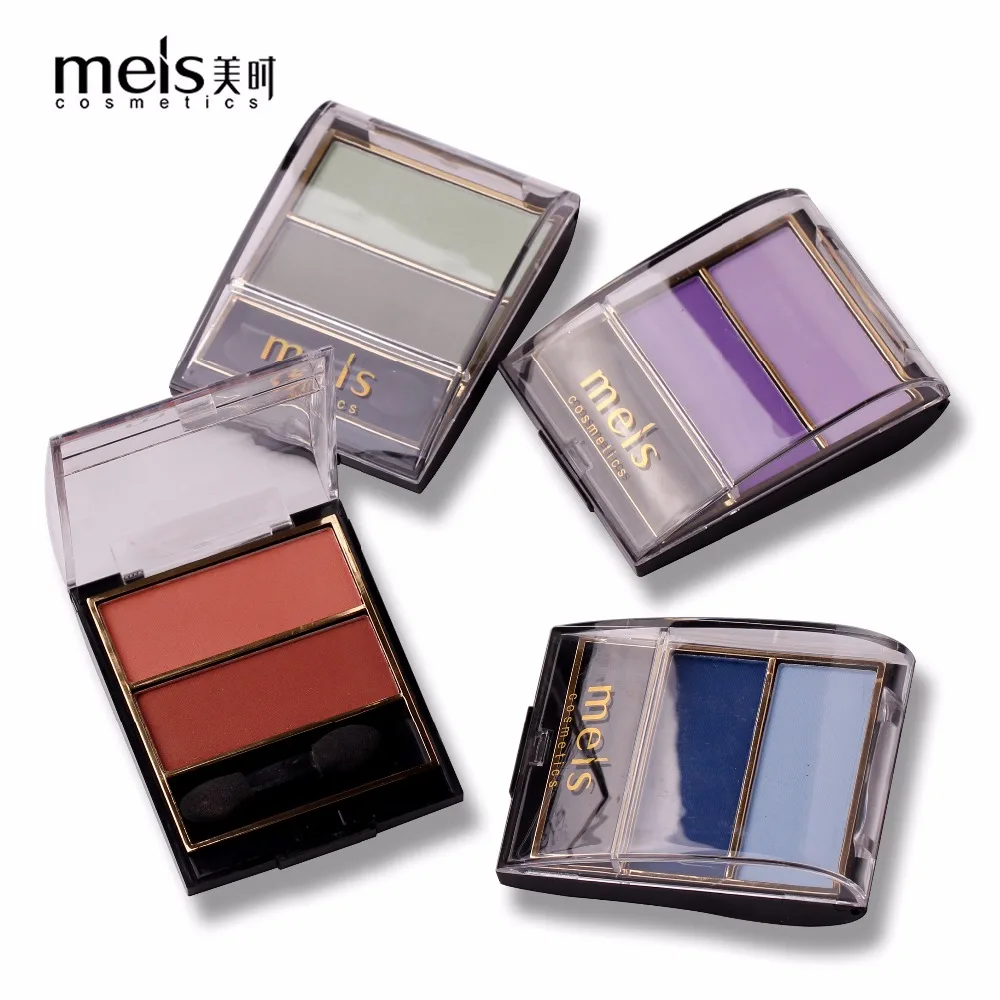 

MEIS Brand Makeup Cosmetics Professional Makeup 2 Colors Eye Shadow Eyeshadow Palette Matte Eyeshadow Eye Shadow Palette MS0241