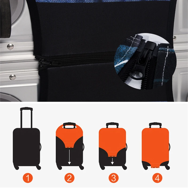 Микки шаблон эластичный Защитная крышка багажника Dustproof18-32 дюймов тележка чемодан защитный чехол Чехлы для мангала Туристические товары