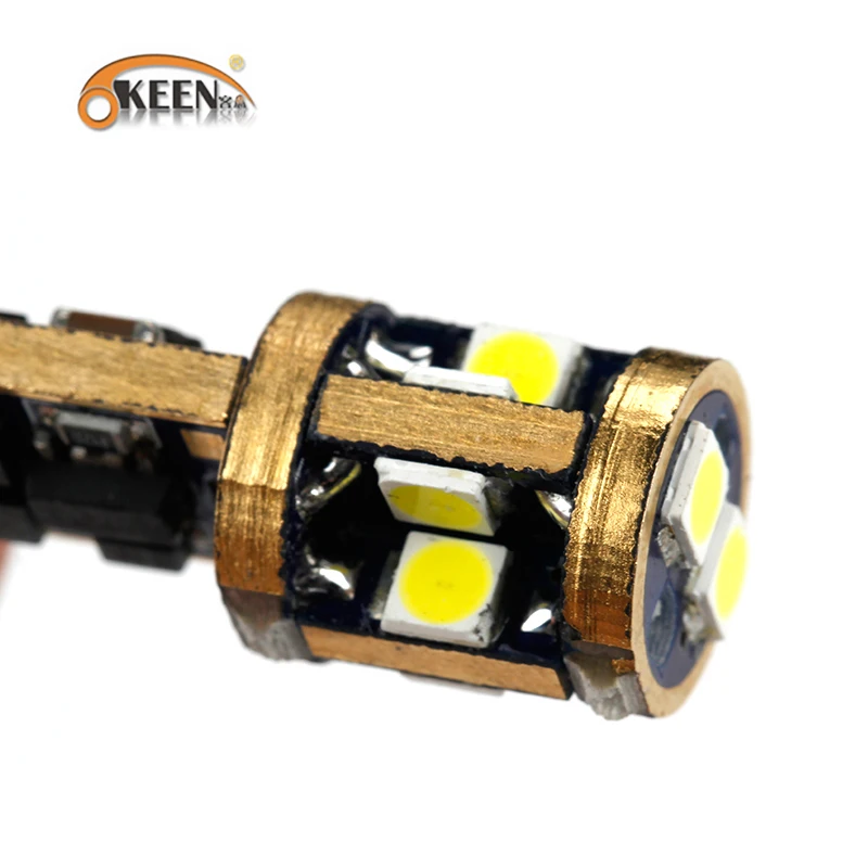Автомобильная светодиодная лампа OKEEN светодиодные лампы для фар 10SMD 3030 168 W5W 9SMD CAN