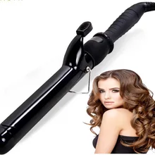 Новые настоящие электрические профессиональные керамические щипцы для завивки волос, щипцы для завивки волос с ЖК-дисплеем, роликовые локоны, палочка, модные Инструменты для укладки