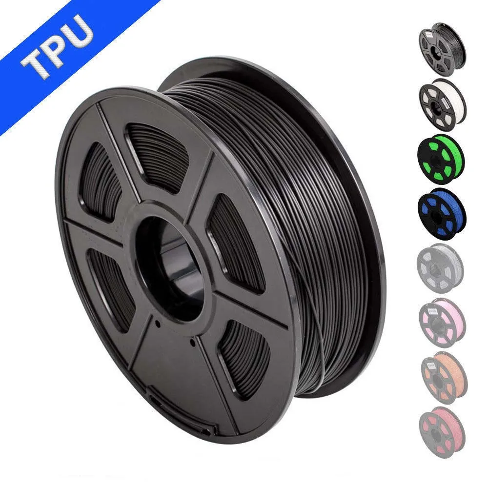 1.75/3.00 مللي متر TPU مرنة 3D طابعة خيوط للطباعة ألعاب أطفال و أحذية غير سامة TPU مرنة خيوط التسامي فارغة 1.75/3.00 مللي متر TPU مرنة 3D طابعة خيوط للطباعة ألعاب أطفال و أحذية غير سامة TPU مرنة خيوط التسامي فارغة