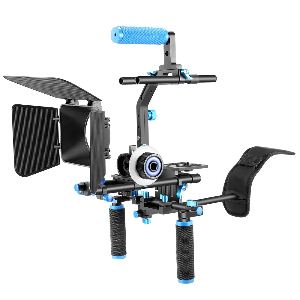 

Neewer Professional DSLR Rig Set Movie Kit Film Making System for All DSLR Cameras+Video Camcorders Shoulder Mount+Follow Focus