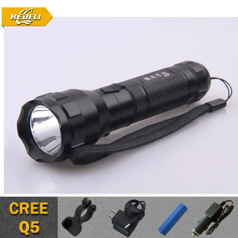 

Hot Time-limited Factory Direct Cree Xml Q5 Lamp Lanterna Camping Flash Led Bulb 18650 Light Lantern Torch Flashlight Hw306