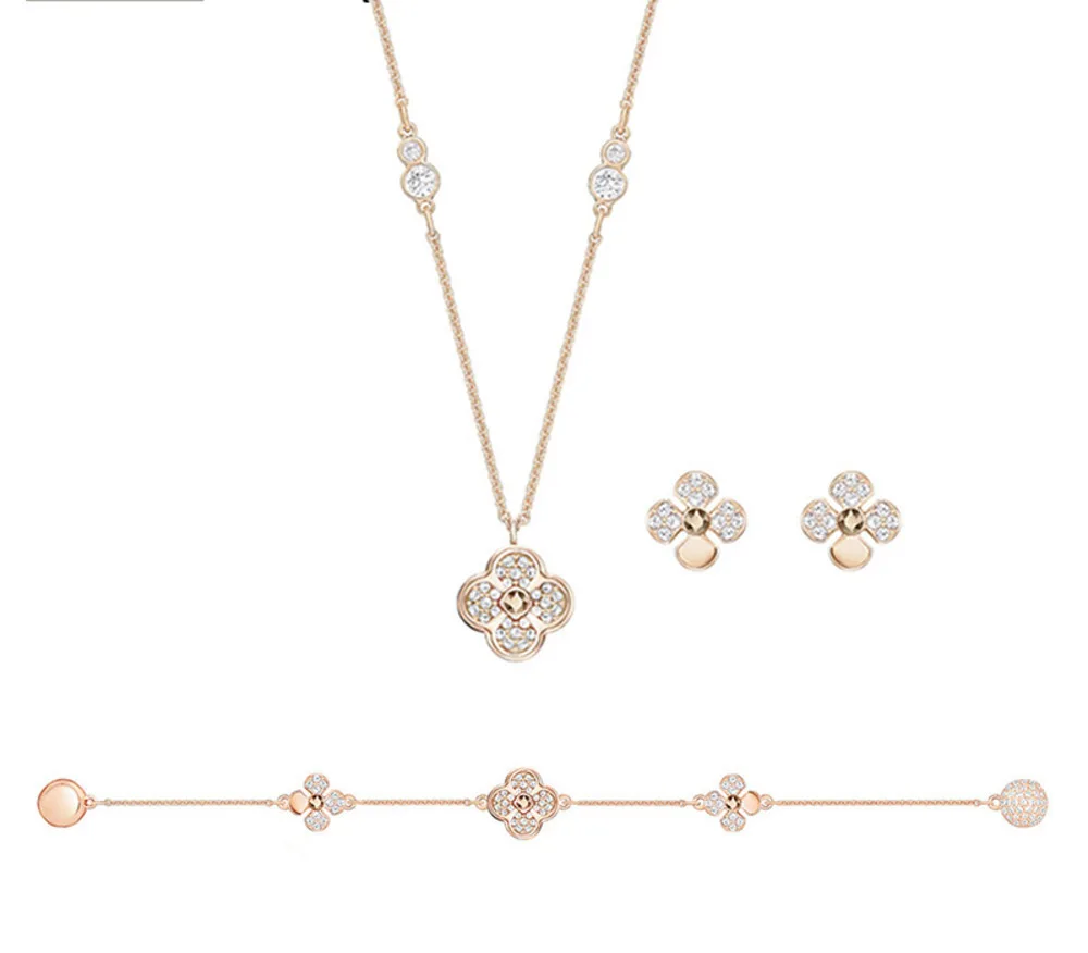 

Fanier Swa Marca New Beautiful Flower Saloon Design Jewels Romantic Present For Girlfriend 5290489