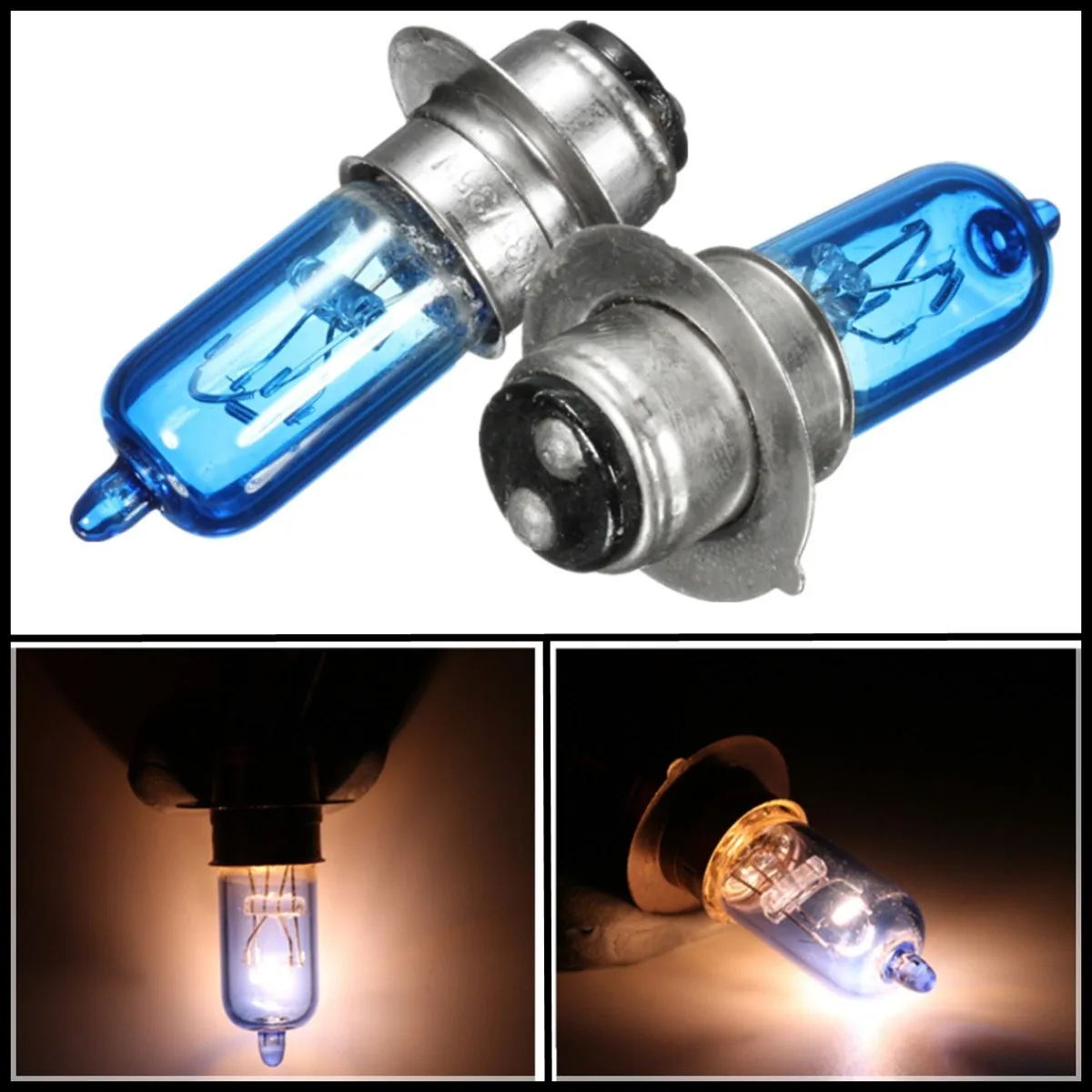 

2 pcs 12V 35W P15d-25-1 Motorcycle Head Light Bulb For Yamaha YFZ450R KFX YFM660