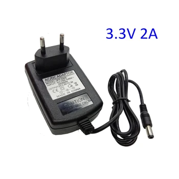 

3.3V 2A 2000mA AC 100V-240V Converter power DC Adapter Charger To DC 3.3V2A Power Supply EU US Plug DC 5.5mm x 2.5 / 2.1mm