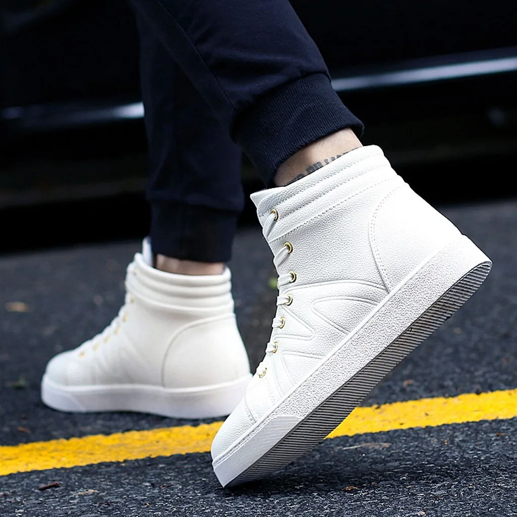 KANCOOLD Men Vulcanize Shoes Breathable Casual Autumn Platform Men Shoes Comfortable Light Big Size Men Shoes Dropship 7123