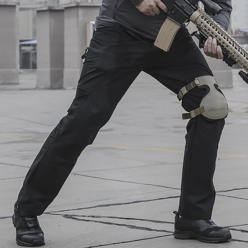 Мужские военные армейские брюки, Мужская городская тактическая одежда, армейские брюки с несколькими карманами, Уникальные повседневные штаны из ткани Рипстоп