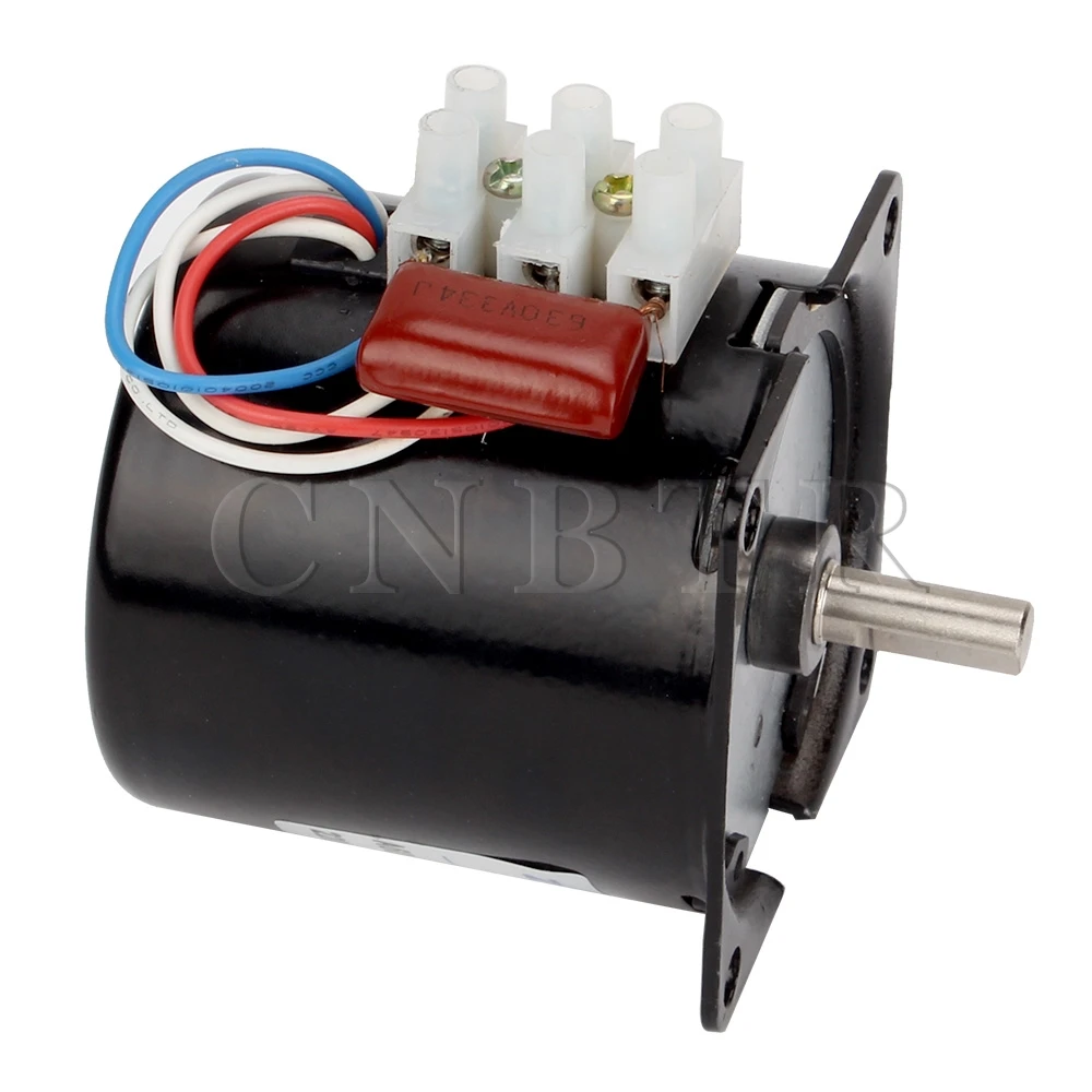 CNBTR 220V AC 5RPM Мощный синхронный электродвигатель с высоким крутящим моментом 70 мА 50