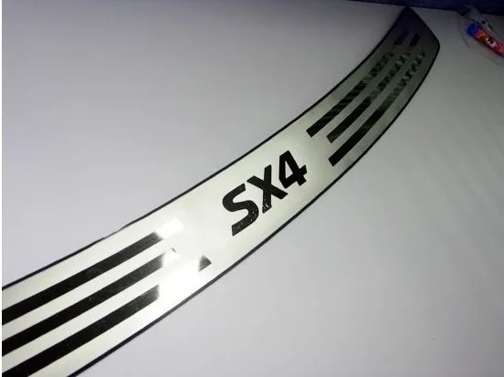 Для Suzuki SX4 2007 2008 2009 2010 2011 2012 2013 2014 2015 задний бампер багажник Накладка Защитная