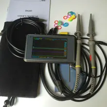 Мини DSO203 DS203 цифровой Осциллограф ARM Nano портативный 8 МГц пропускная способность 4 Каналов arm Cortex M3 ПРОЦЕССОРА с Алюминия Метр случае