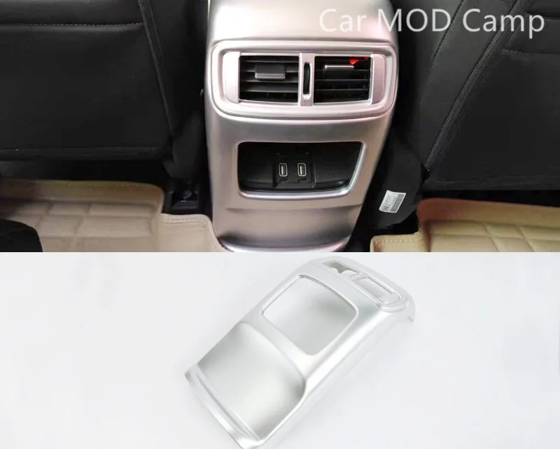 Matte Interior Upper Air Side Vent Outlet Cover ABS Trim For Honda Crv 2017-2018