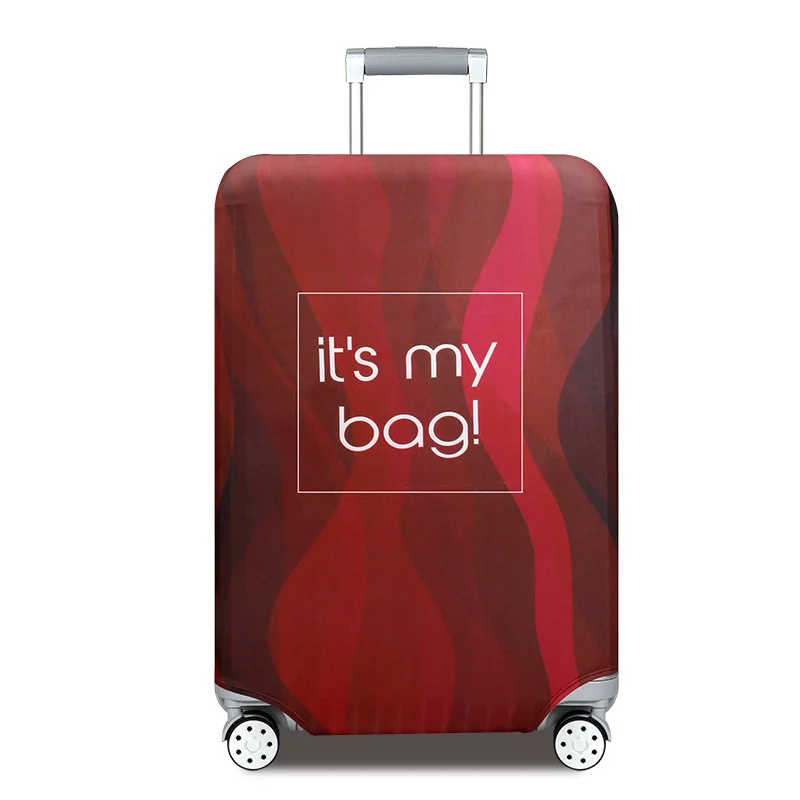 LXHYSJ эластичный багажный чехол, Защитные чехлы для багажа 18-32 дюймов, чемодан на колесиках, чехол для чемодана, пылезащитный чехол, аксессуары для путешествий - Цвет: 1   Laggage Cover