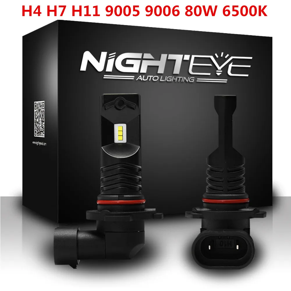 

22Pcs A338 80W 6500K Car LED Fog Light 9005 9006 H4 H7 H11 Fog Lamp LED Lights with CSP LED Chips Bulb