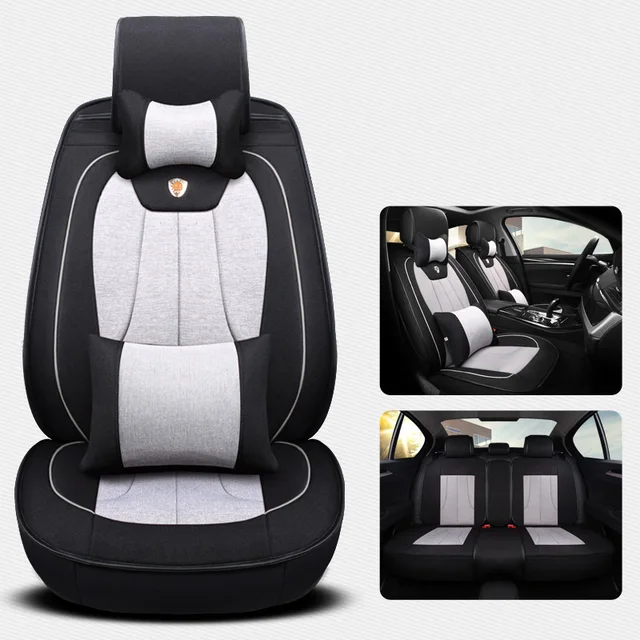 universal car seat cover Cotton&linen fabric automotive seat cover for