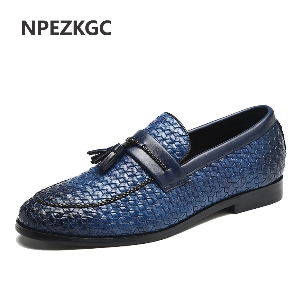 NPEZKGC Brand Men Shoes 2018 New Breathable Comfortable Men Loafers Luxury Tassel Weave Men's Flats Men Casual Shoes Big Size 48 NPEZKGC Brand Men Shoes 2018 New Breathable Comfortable Men Loafers Luxury Tassel Weave Men's Flats Men Casual Shoes Big Size 48