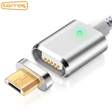 

TORRAS Magnetic USB Cable Magnet Charger Charging Data Microusb Micro USB Cables cabo 2 in 1 For Xiaomi Mobile Phone Wires Cord